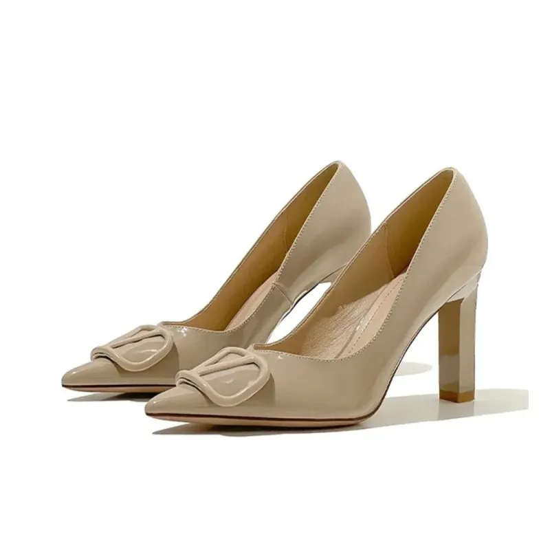 Dawei's House Chunky Heel High Heels Women's Gift Box Set-4