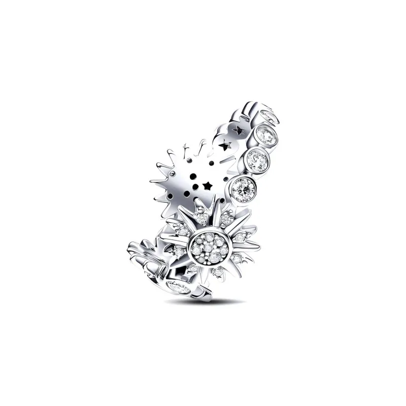 Pandora 925 Sterling Silver Rings Women's Silver-1