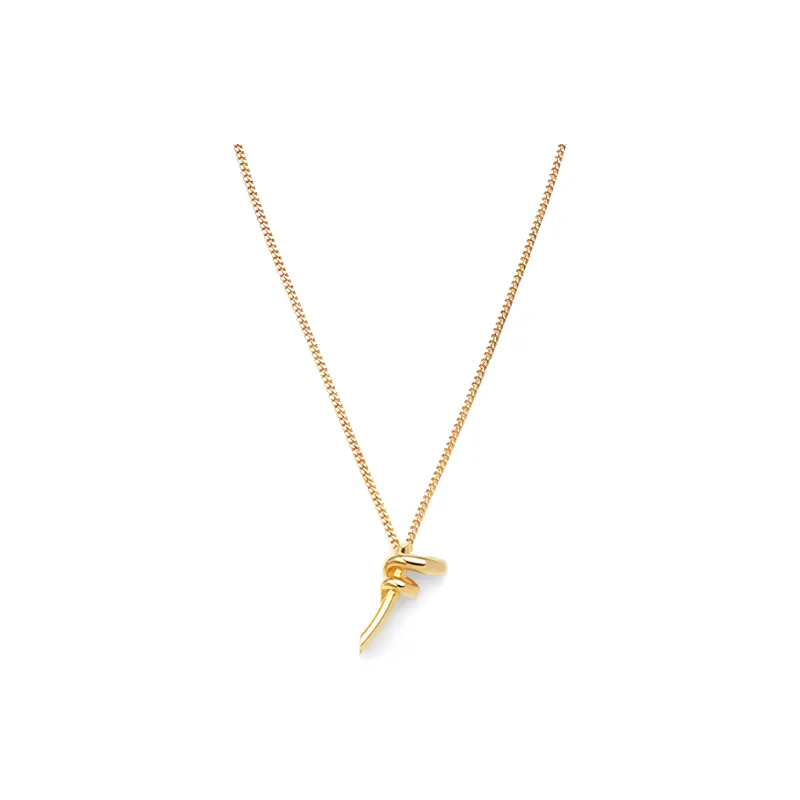 FENDI Brass Necklaces Unisex Gold-0