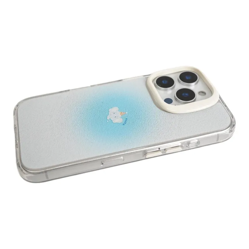 Sopi Acrylic Material Blue Blended Elephant Avatar Phone Cases Compatible With IPhone 16/15 Pro Max/Apple 13/14 Pro/Max-3