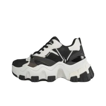 Buffalo Anti Slip Wear Resistant Low Top Casual Shoes Women's Black