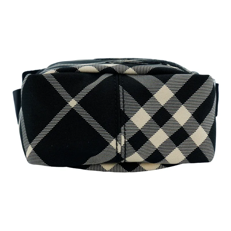 Burberry Polyester Cell Phone Pouch Men's Black & Calico-3
