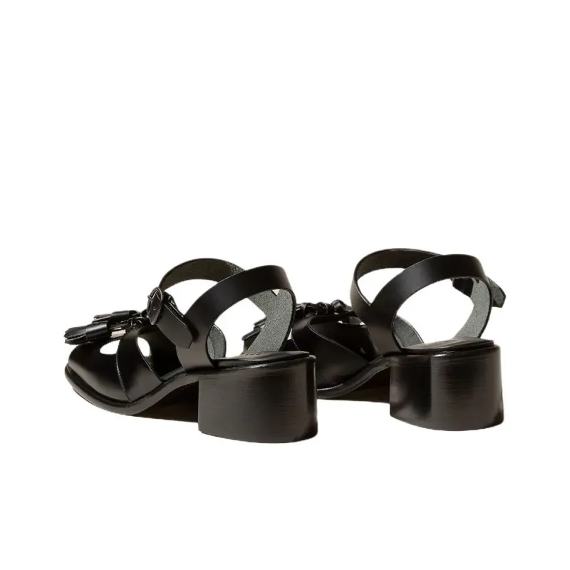 Hereu Boqueria Strap Sandals 5cm Women's Black-2
