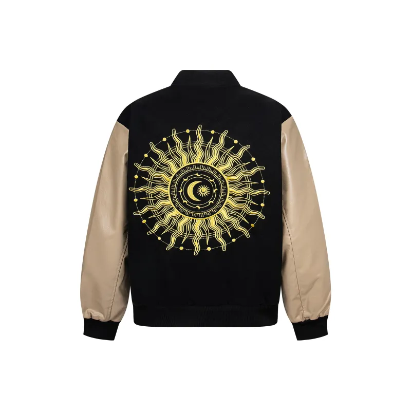 Xmithie Baseball Jacket Unisex Black-1