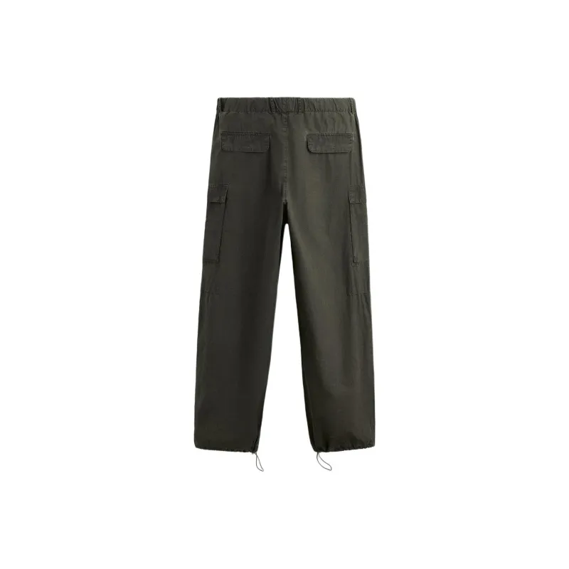 ZARA Cargo Pants Men Khaki-1