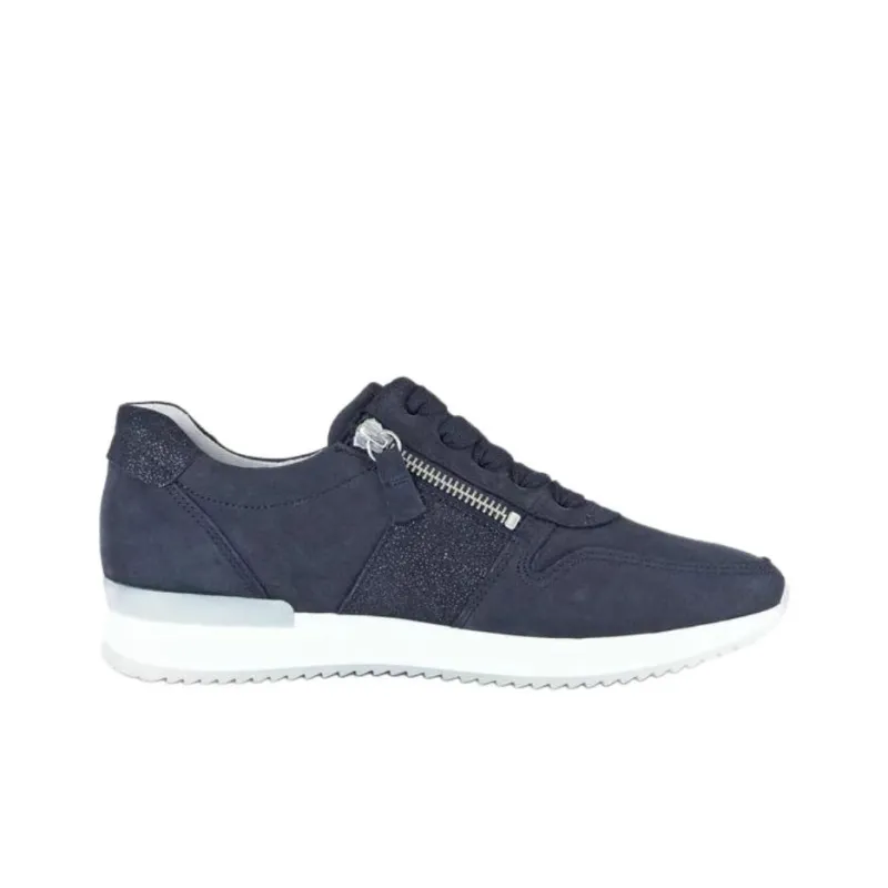 Gabor Fashion Low Top Casual Shoes Women's Blue-1
