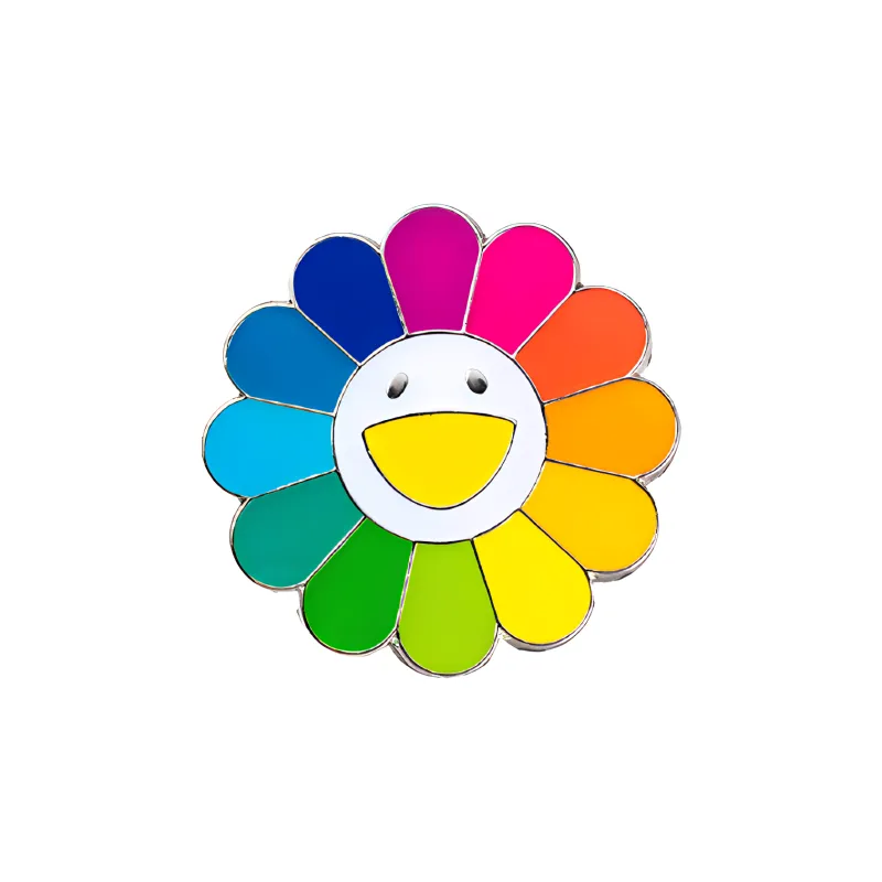 Takashi Murakami Sunflowers Brooches Unisex-3