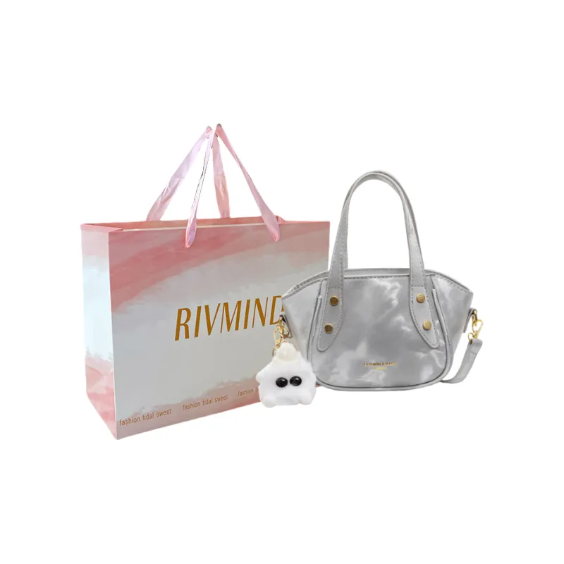 RIVMIND PU Handbag Regular Women's Multicolor-6