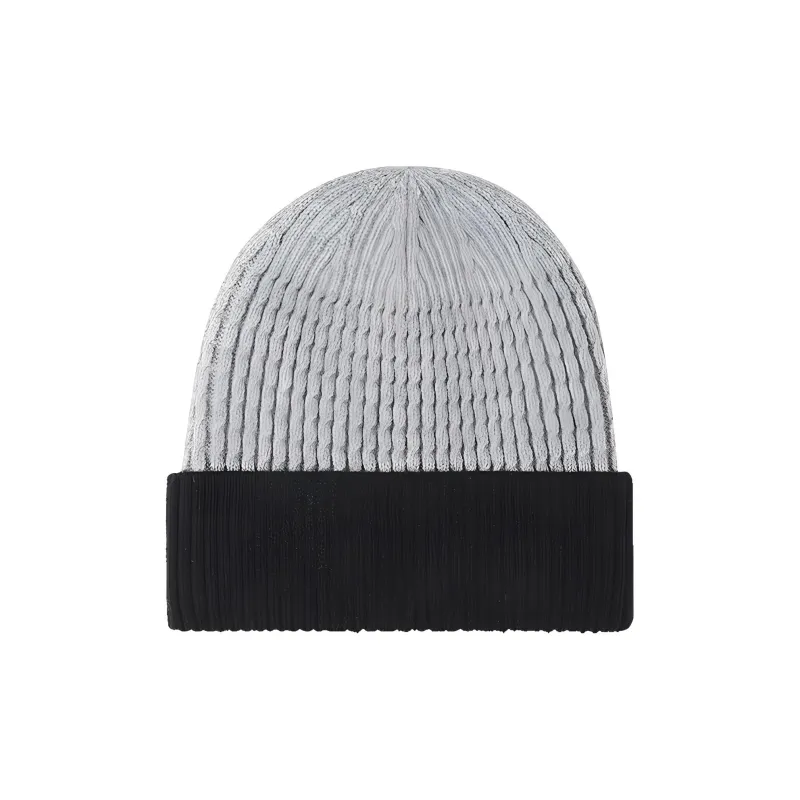 Pepsi Acrylic Plush Beanie Unisex Navy Blue Black Light Gray-8