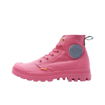Palladium Pampa Anti Slip Wear Resistant Mid Top Casual Shoes Women's Pink