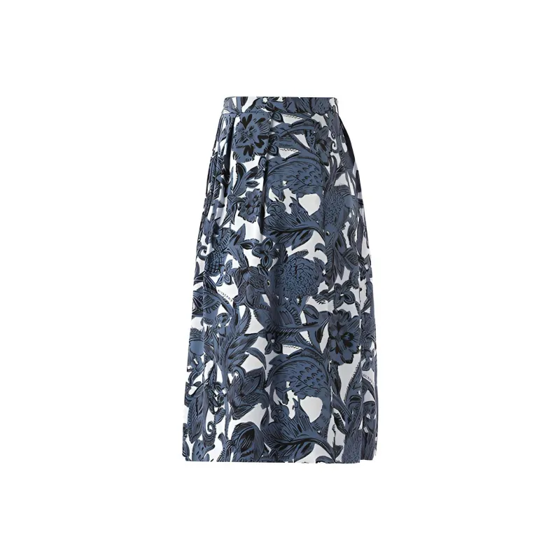 Burberry Casual Short Skirts Women's Gray Blue-2