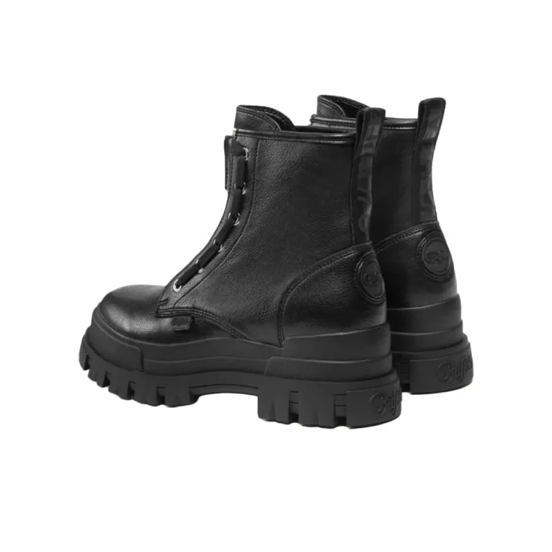 Buffalo Aspha Zip Ankle Boots Women's Black-3