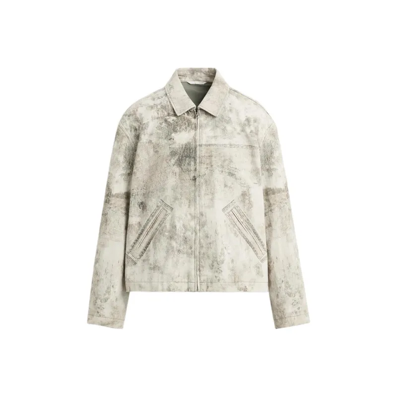 ZARA Jackets & Coats Men's Khaki-0
