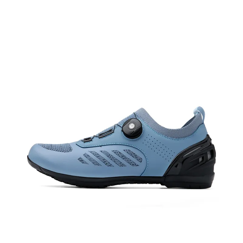 BBMTR Cycling Shoes Unisex Low Top Black/Gray/Denim Blue/Purple-10