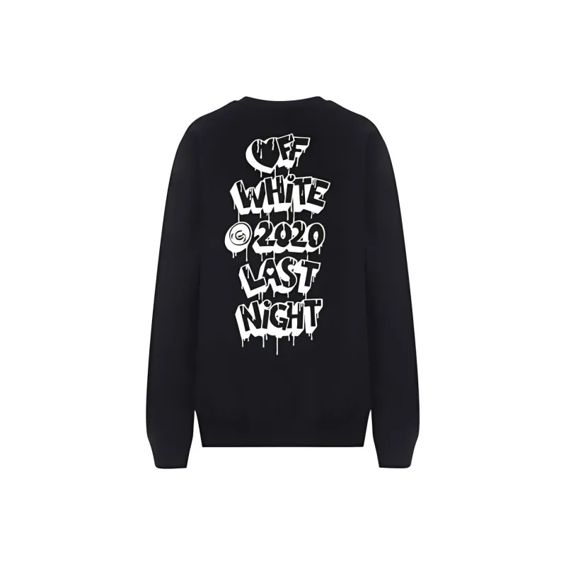 OFF WHITE FW21 Sweatshirts Women's Black-1