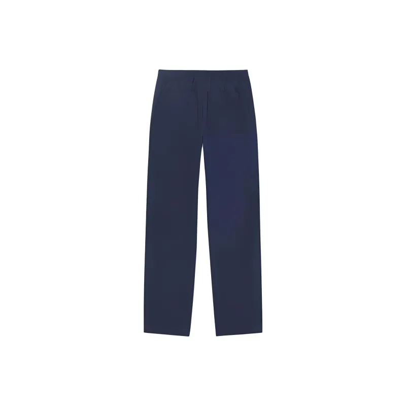 Maison Kitsune Logo Embroidered Straight Leg Trousers-1