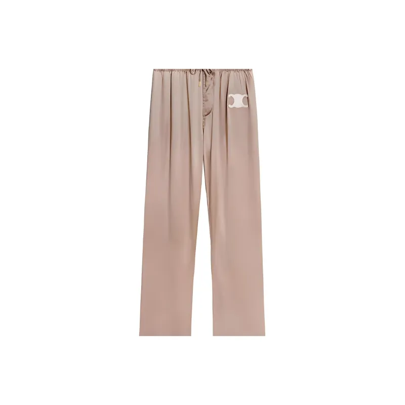 CELINE SS23 Knitted Sports Pants Women's Light Gray Umber-2
