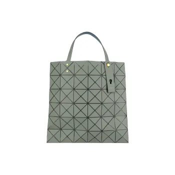 ISSEY MIYAKE Synthetic Leather Polyester Shoulder Bag, Handbag Regular Women's Army Green