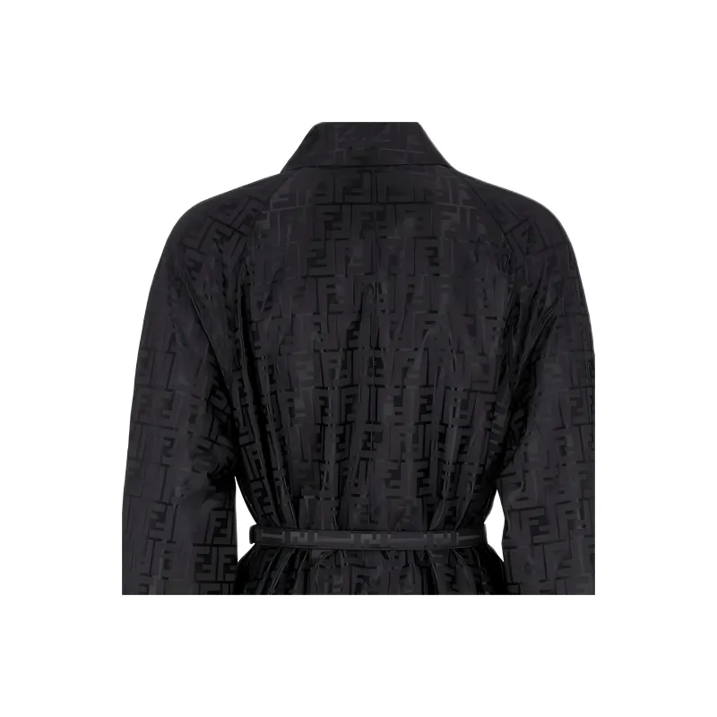 FENDI Ff Jacquard Trench Coat-3