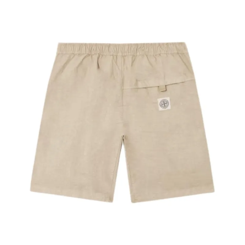 STONE ISLAND Seersucker Shorts-1