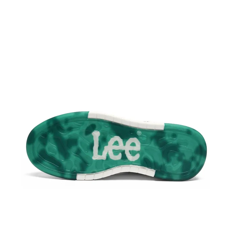 Lee Trendy Versatile, Fashion Minimalist Style White Sneakers Low Top Skateboard Shoes Men's-11