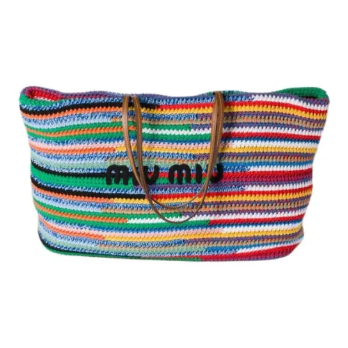 MIU MIU Cotton Handbag, Shoulder Bag Women's Multicolor