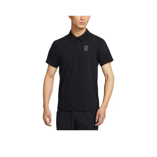 Nike Court AdvantageDri Fit T Shirt Men's Black/White