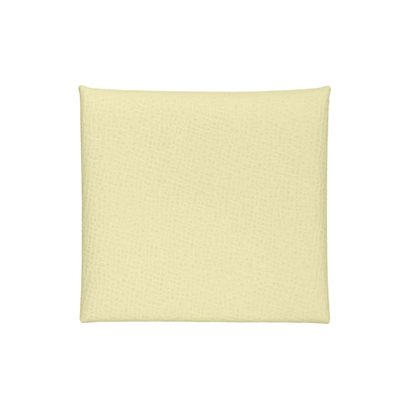 HERMES Bastia Epsom Calfskin Coin Purse Wallet Women's Milton Yellow-2