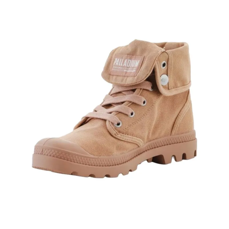 Palladium BAGGY Anti Slip Wear Resistant High Top Casual Shoes Women's Beige-3