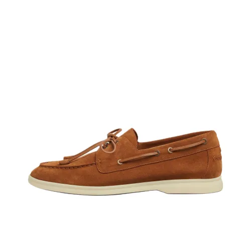 Loro Piana Sea Sail Walk Casual Shoes Men's Umber