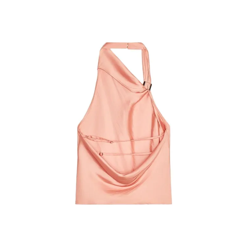 ZARA Tank Tops Women's Peach-1