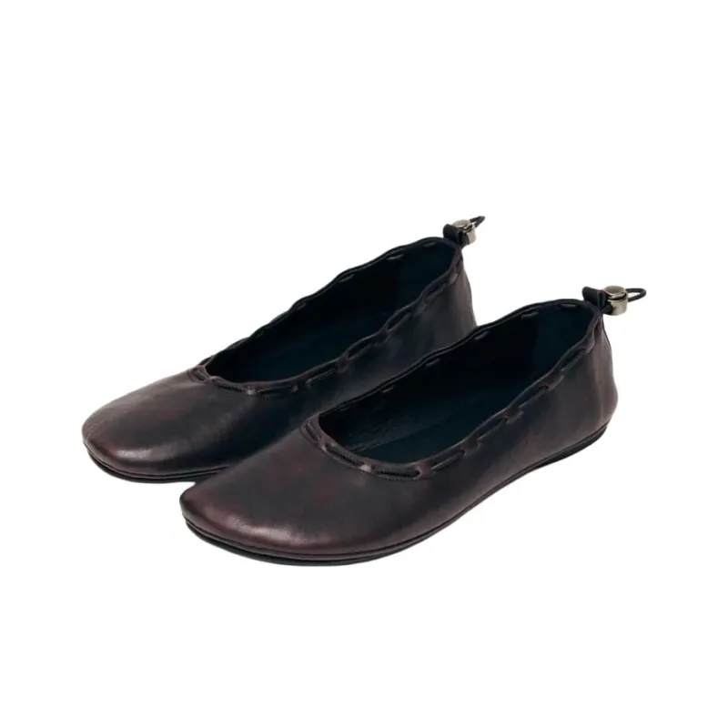 ALOHAS Gill Casual Single Shoes Women's Burgundy-2