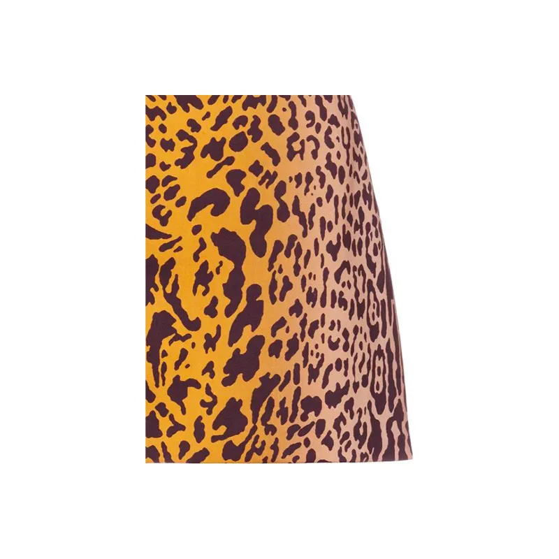 MIU MIU Casual Short Skirts Women's Brown-3