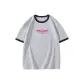 [100% cotton]Heather Gray (Center Logo with Tf Striped Text)