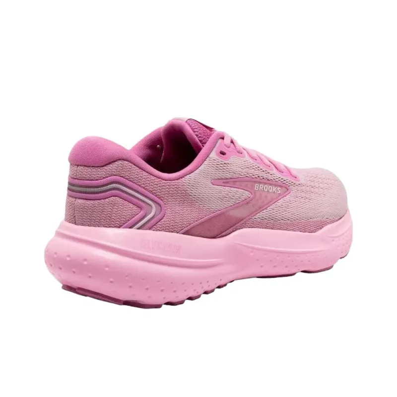 Brooks Glycerin 21 Anti Slip Wear Resistant Low Top Casual Running Shoes Women's Pink-4