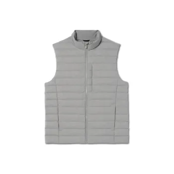 Vuori Vest Men's Light Gray/Shiitake
