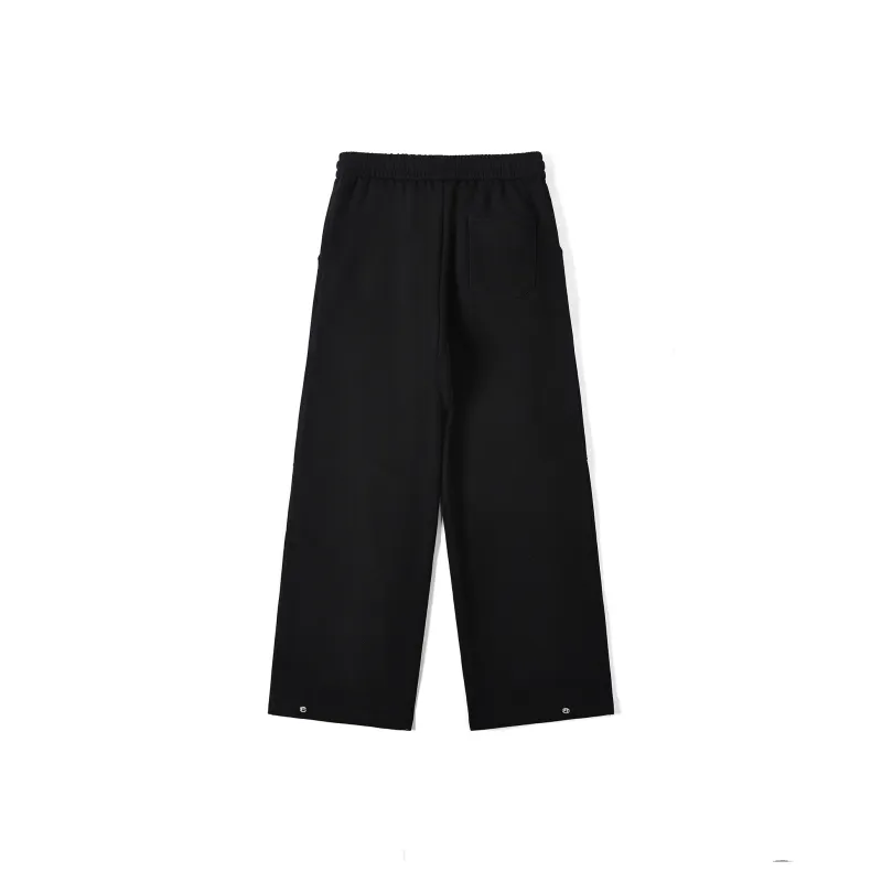 Michael Rock Casual Pants Unisex White Gray-6