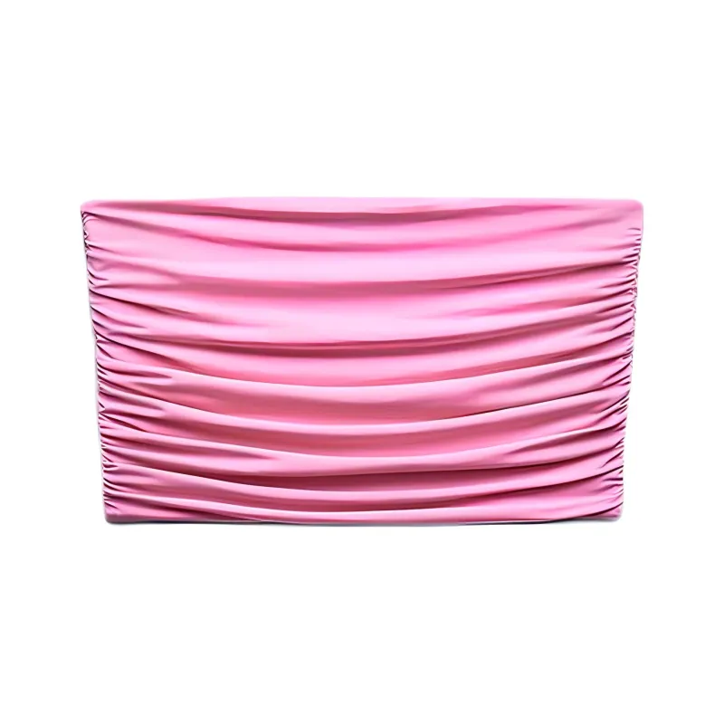 ZARA Strapless Top Women's Pink-1
