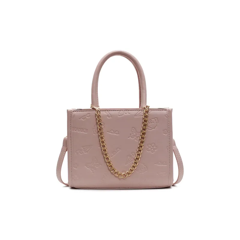 RIVMIND PU Handbag Women's White/Pink/Red/Black-6