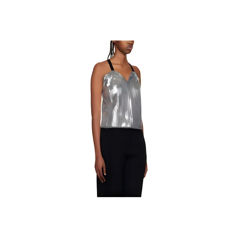 WE11DONE Tank Top Women's Silver-2