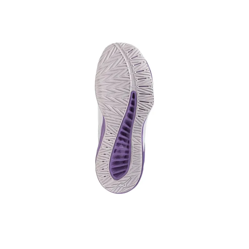 Mizuno THUNDER BLADE Z Cushioning Slip Resistant Mid Top Training Shoes Women's White Purple-3