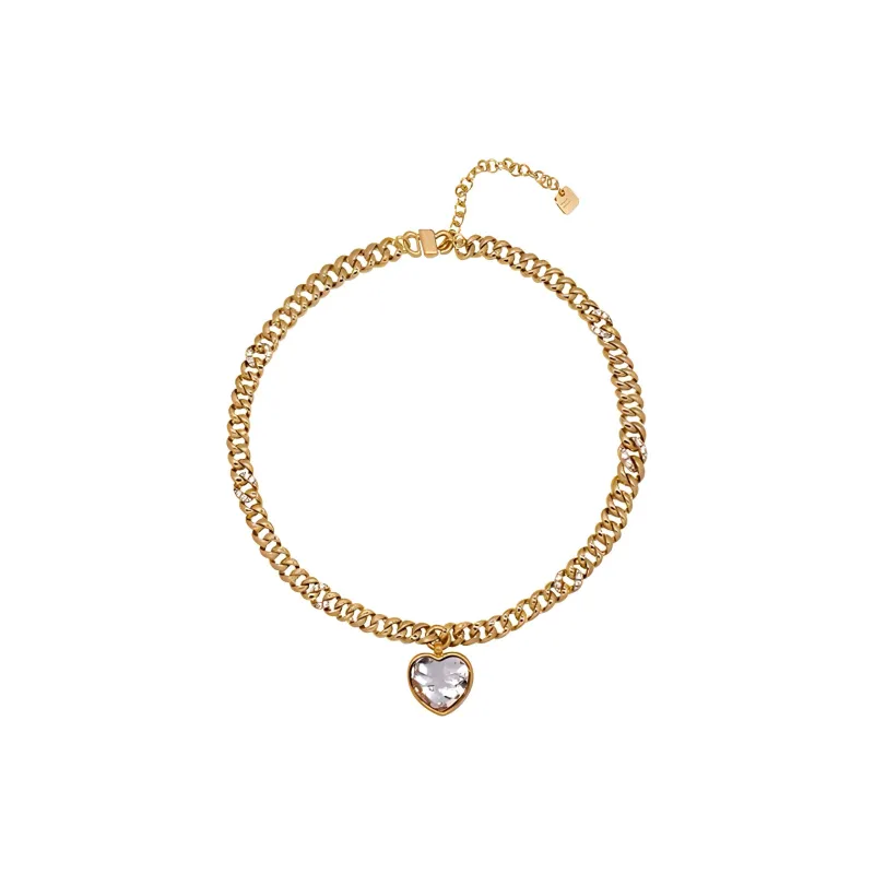 FANGFANGMARCEAU White Gold Plated Copper Necklaces Unisex-0