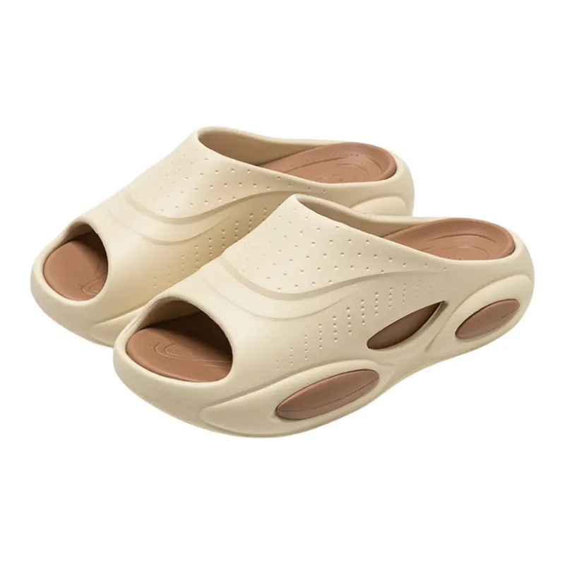 POSEE Slippers Black Purple/White Black-2