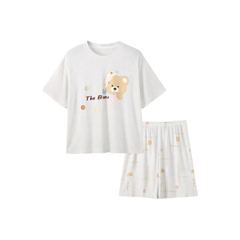 YUZHAOLIN Pajama Set Women's Gray-0