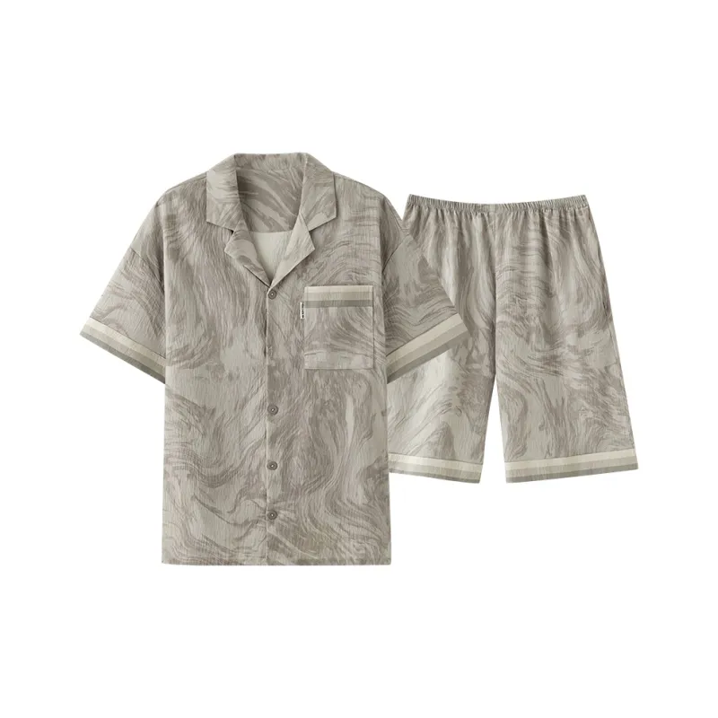 Qiao Ni Tong Pajama Set Men's Image Color-0