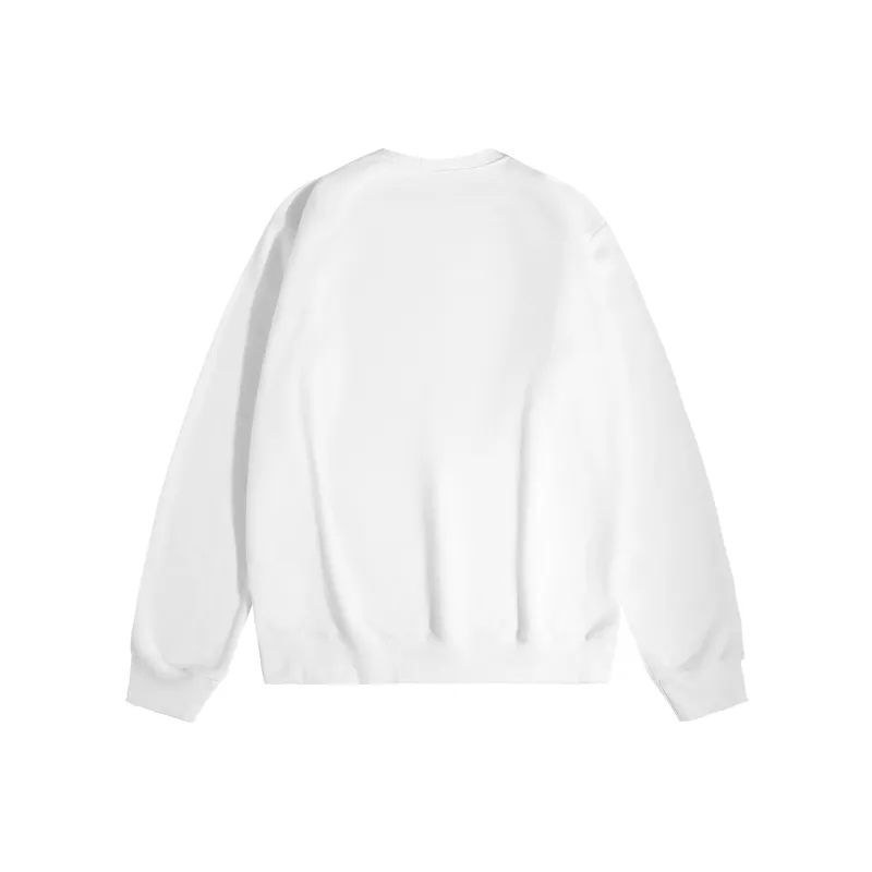 ZHONGBANGJICHU Drop Shoulder Sleeve T Shirt Unisex White-1