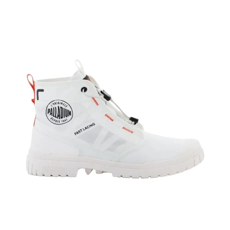 Palladium SP20 Anti Slip Wear Resistant High Top Casual Shoes Women's White-1