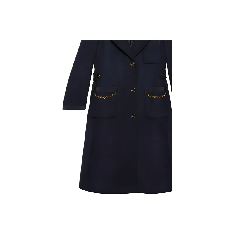 GUCCI Coats Women's Blue-3