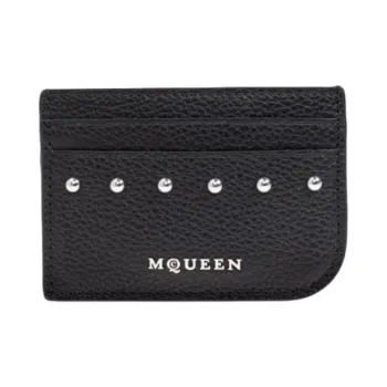 Alexander McQueen Leather Wallet Men's Black