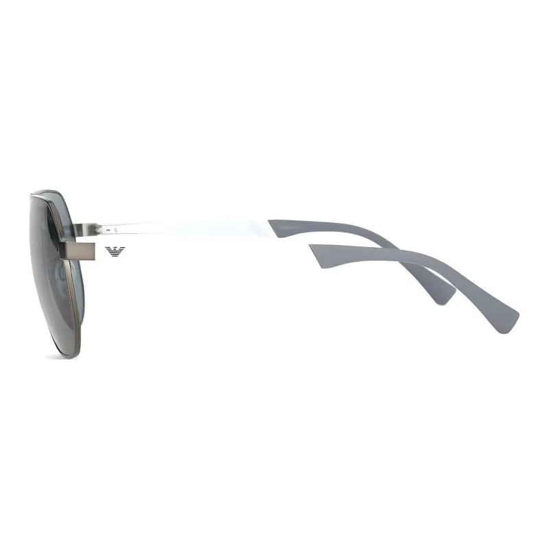 EMPORIO ARMANI Alloy Aviator Sunglasses Unisex Black-2